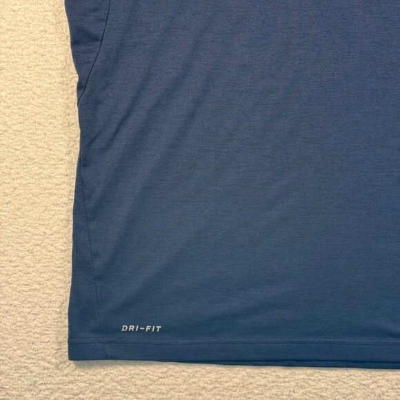 Nike mens Michigan tee size XXL navy blue and yellow wolverines - Picture 2 of 9